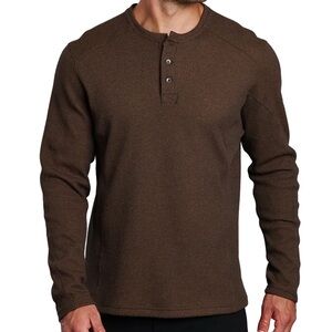Kuhl Mens Konflikt Henley Size: XL Color: Expresso. Please check pictures.